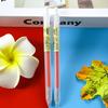 Caneta Gel de Pressão Fosca Casual Haste Transparente 0.5mm Esferográfica Grande Capacidade Tinta à Base de Água Caneta para Assinatura de Escritório