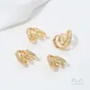 Fuerte Retención de Color Relleno de Oro de 14K Cuentas Espaciadoras del Zodiaco Serpiente Colgante de Abalorios con Forma de Serpiente de Múltiples Círculos Accesorios de Joyería DIY de Cristal y Perlas