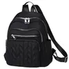 Nova mochila feminina estilosa, leve e fashion, com detalhes bordados, grande capacidade, feita de tecido Oxford, adequada para uso casual e estudantes, disponível para atacado