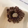 Nuevo anillo de pelo de felpa para mujer de otoño e invierno, anillo de toalla plisado coreano, cuerda para el pelo, goma elástica, cuerda para atar la cabeza de temperamento simple
