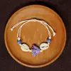 Jingdezhen Navidad Cerámica Cuerda Trenzada Pulsera Animales de Dibujos Animados Cuerda de Mano Joyería al por Mayor para Atracciones Turísticas Nicho Lujo Ligero