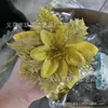 Decorações de Natal Flores de Natal Poinsettia Simulado Decorações de Árvore de Natal Festa de Festival Enfeites DIY Atacado