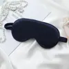 Antifaz de seda artificial de doble cara transfronterizo para dormir, bloqueador de luz, transpirable, protector de ojos para viaje, antifaz con logo impreso personalizado, regalo