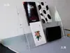 Suporte de Exibição de Cartões de Loteria Acrílico para Raspar Suporte de Armazenamento de Materiais Promocionais Publicitários Rack para Raspadinhas