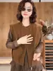 Colete Casual PU Estilo Retro para Ir ao Trabalho para Mulheres, Novo Top Solto Emagrecedor Outono 2026 para Mulheres Baixas, Adequado para Uso em Camadas
