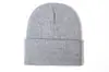 Gorro de Punto Transfronterizo Amazon Más Vendido Suministro Directo de Fábrica En Stock Panel de Luz Acrílico Versátil Europeo y Americano para Adultos Gorro Fluorescente para el Frío