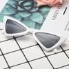 2021 Nuevas gafas de sol ojo de gato triangulares moda tendencia europea y americana gafas de sol personalizadas retro disco mujer