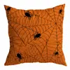 Nova fronha de Halloween transfronteiriça da Amazon para decoração de casa de férias, capa de almofada para cama, sofá e sala de estar