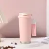 Conjunto de Caixa de Presente para Caneca Térmica de Aço Inoxidável 316, Portátil, Luxo Leve, Caneca de Café de Alta Estética, Caneca de Presente com Isolamento a Vácuo