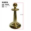 Placa de rueda columna de presión de placa de rueda metálica chapada en oro columna de número de marca