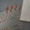 Pegatinas de Uñas Jelly 5D Tridimensionales con Relieve Estampado en Caliente Color Sol, Luna, Estrellas Venta al por Mayor Estilo Europeo y Americano