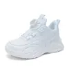 Zapatillas Deportivas para Niños 2026 para Niños de Cuero Impermeables Hebilla Giratoria Diseño de Malla Zapatillas Deportivas de Moda para Niños Pequeños