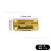 Bisagra Bisagra Ovalada Bisagra Larga Bisagra Antigua Bisagra para Caja de Madera Caja de Regalo Embalaje Bisagra Plana Bronce 90 Grados
