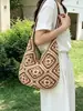 Bolsa Tejida Floral Nueva de Moda Transfronteriza 2026 Bolsa de Punto de Margarita Bolso de Mano para Vacaciones y Viajes de Mujer Bolso de Hombro Cruzado