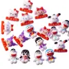 Día de Año Nuevo Estilo Japonés Dibujos Animados Arte de Uñas Joyería Resina Sanrio Accesorios para Uñas DIY Accesorios para Pendientes Jingle Cat