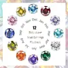 Pendientes de Acero Inoxidable con Temática de los Doce Signos del Zodiaco, Pendientes Redondos de Circonita, Fabricante Mayorista de Joyería Sencilla