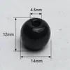 En stock 14mm cuentas redondas de madera de arce de colores para manualidades, cuentas sueltas, accesorios para ropa, fabricante de artesanías de madera, suministro directo