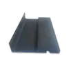 Perfis extrudados de ABS processados sob medida em branco e preto, tiras de plástico rígido para vedação e ranhuras de borda de portas, janelas e armários