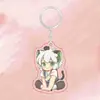 A História da Batalha de Luo Xiaohei 2 Filme de Anime Mercadoria Pingente de Mochila Acrílico Chaveiro Fofo Versão Q
