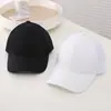 2025 Amazon Transfronterizo Primavera y Verano Niños Algodón Puro Seis Piezas Gorra de Malla Gorra Publicitaria de Corona Dura con Logo Impreso en el Logo Botón de Moda