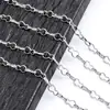 Corrente Figura 8 Vazada em Aço Inoxidável Corrente Cabaça DIY Não Desbota Colar Pulseira Materiais Artesanais Acessórios de Joias Semi-Acabados