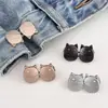 Herramienta para Ajustar la Cintura de los Jeans, No Necesita Perforar Agujeros ni Coser, Accesorio de Botón Ajustable para la Cintura, Botón Fijable para Reducir la Talla de la Cintura