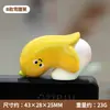 Bonita Pantalla Decorativa de Ganso Blanco Grande Figura Acostada Regalo Sanador para Escritorio de Oficina Cumpleaños de Mejor Amigo