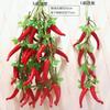 Simulação de vegetais Simulação de decoração de pingente de milho Corda de pimenta falsa Alho Culturas Cereais Decoração de fazenda