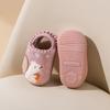 Pantuflas de algodón para niños Fawn Millie al por mayor primavera y otoño dibujos animados cálidas transpirables pantuflas de lana niños y niñas Joker zapatos de algodón