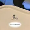 Colgante copo de nieve cruz azul clavo de cartílago oreja clavo de titanio pendientes dobles apilados en forma de U pendientes para mujer venta al por mayor