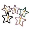 Horquilla hueca de estrella, clip de estrella de cinco puntas grande, adorno para la cabeza femenino, flequillo lateral, estrella de mar, clip BB, horquilla para cabello suelto de la frente