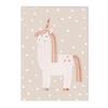 Amazon Simples Desenho Nórdico Arco-Íris Unicórnio Alpaca Quarto Infantil Pintura Decorativa Pendurada Núcleo de Pintura Atacado