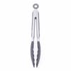 Pinza de silicona para alimentos, pinza para pan de 7, 9 y 12 pulgadas, pinza para barbacoa para bistec frito, pinza para alimentos de acero inoxidable para hornear en la cocina.