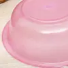 Al por mayor punto pequeño lavabo colorido plástico pequeño cuenco cuenco de almacenamiento de frutas cuenco de almacenamiento redondo fresa mini cuenco