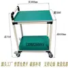Carrito de Transferencia Antiestático con Barrera Ajustable Móvil Empujado a Mano Tubería Lean Línea de Sala Limpia Carrito Pequeño