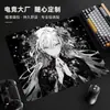 Alfombrilla de ratón de cristal micrograbado para experiencia premium para entusiastas de los videojuegos, impermeable, resistente al aceite, alfombrilla de ratón de cristal de alta transparencia