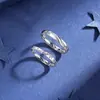 Anéis de Casal Mobius Galáxia Jinhongyu Prata Pura 999 Luxo Leve High-End Anel Aberto Estrela Conjunto Design Original