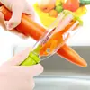 Cuchillo pelador para uso en la cocina, viene con su propia caja de almacenamiento, pelador de patatas multifuncional para uso doméstico, pelador tipo almacenamiento