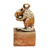 Artesanías de Latón Sello del Zodiaco Pequeños Adornos Estudio Oficina Souvenirs de Negocios Animales Metálicos Tridimensionales