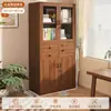 Estante moderna simples armário de armazenamento à prova de poeira com porta doméstica simples estante de piso rack de armazenamento multi-camada armário de armazenamento