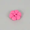 Botones de flor de plástico al por mayor desde la fuente, lindos botones para abrigos y camisas de ropa infantil, botones de flor coloridos para suéteres