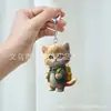 Chaveiro de Gato Plano de Acrílico Novo Transfronteiriço Pingente de Chaveiro para Casa