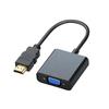 Bus HDMI a VGA con audio línea de transmisión de datos de alta definición adaptador para computadora, TV, proyector
