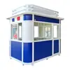 Ventas Directas de Fábrica Caseta de Guardia Exterior Móvil Habitación de Guardia de Seguridad Pintura de Piedra Real Tablero Metálico Tallado