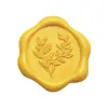 Pegatinas de cera de hoja de eucalipto, 135 colores disponibles, láminas de cera para bodas, sellos para botellas, sellos para sobres, pegatinas de sello de cera para fuego