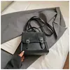Mochila Contrastante Estilo Coreano Moda Retrô Feminina 2025 Outono Nova Moda Bolsa de Mão Mochila de Viagem Bolsa Transversal