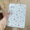 Fundo Azul Estrelado Coreano Adequado para Capa Protetora de Tablet iPad Apple Pro Separação Magnética Mini Listrado Slot para Caneta Air