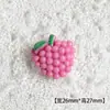 Accesorios de Resina Serie Frutas Artificiales DIY Pegamento de Crema Agujero para Pasador de Pelo Material para Joyería de Zapatos Accesorios de Imán para Refrigerador