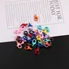 Fecho de Lagosta Colorido Pintado de 14mm Fivela Conectora Criativa para Pulseira Colar DIY Feito à Mão Acessórios de Material para Joias
