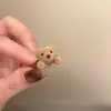 Anillo Abierto de Oso Lindo Flocado Retro de Otoño e Invierno Anillo para Dedo Índice de Diseño de Nicho para Mujer Lujo Accesible Accesorios de Anillo Versátiles